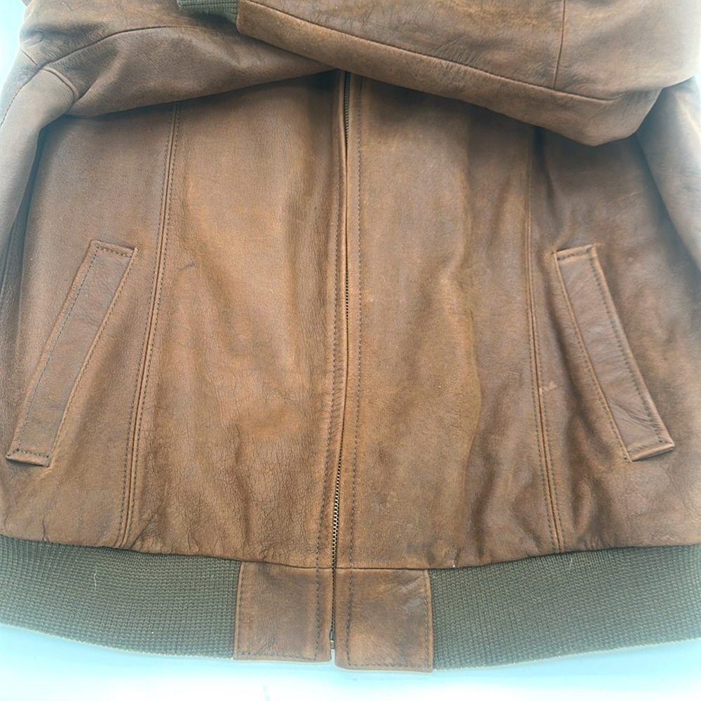 Jos. A. Bank Brown Bomber Jacket Classic Style Men’s Size XXL - Picture 6 of 16